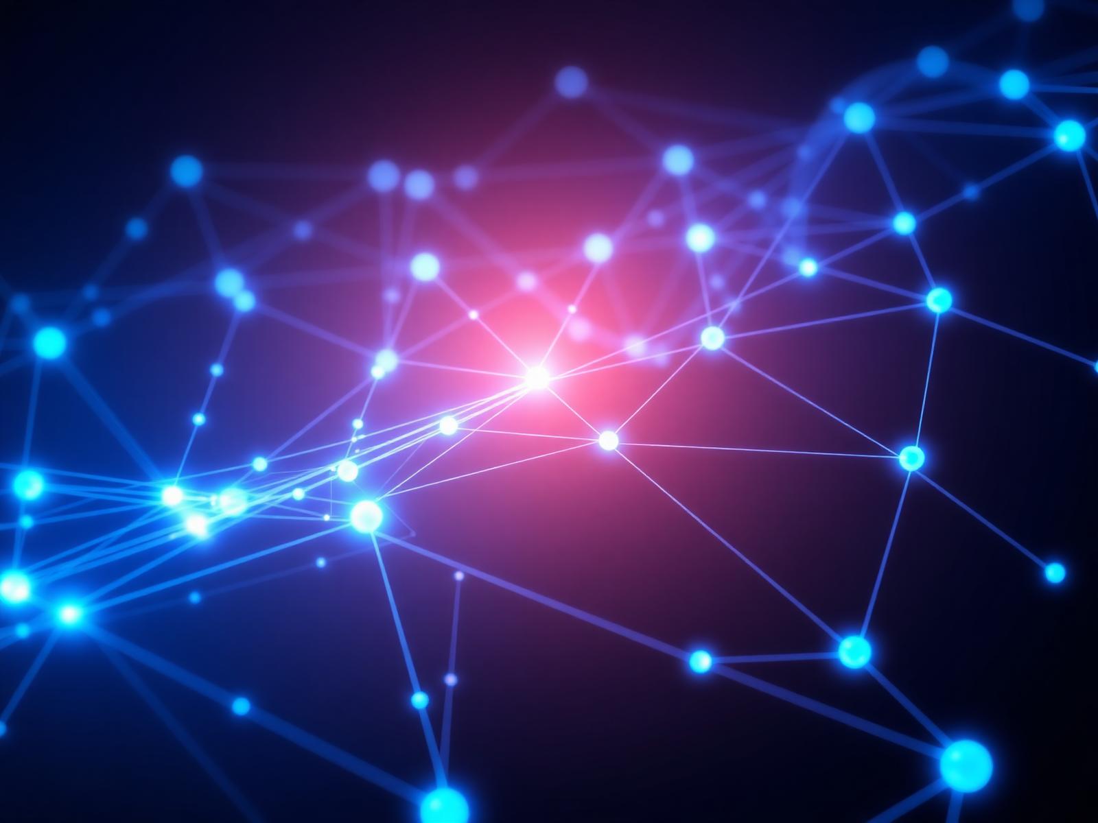 AI neural network visualization